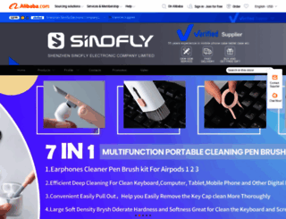 sinofly.en.alibaba.com screenshot