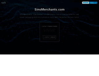 sinomerchants.com screenshot