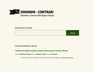 sinonimi-contrari.it screenshot