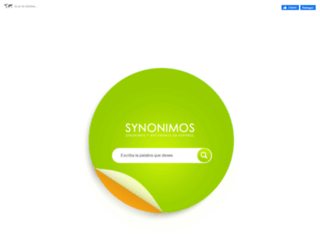 sinonimos.com screenshot