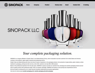 sinopack-usa.com screenshot