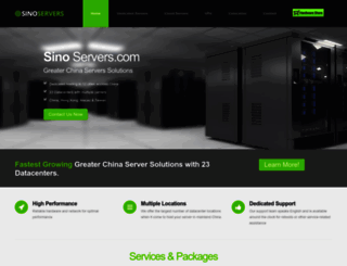sinoservers.com screenshot