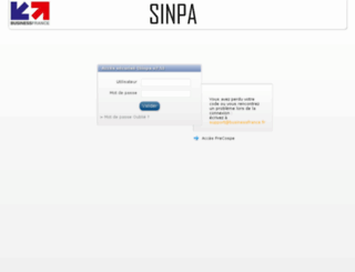 sinpa2.afii.fr screenshot
