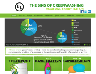 sinsofgreenwashing.org screenshot