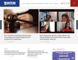 sintern.org.br screenshot