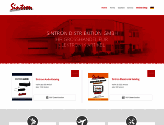 sintron.de screenshot