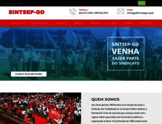 sintsepgo.org.br screenshot