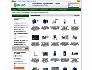 sinuotek.sell.everychina.com screenshot