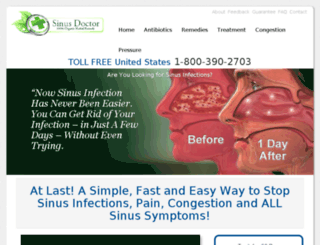 sinusinfectiondiscovery.com screenshot