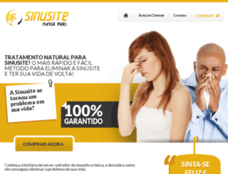 sinusitenuncamais.com screenshot
