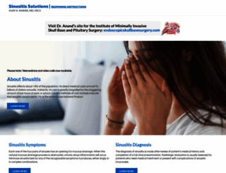 sinusitis-solutions.com screenshot