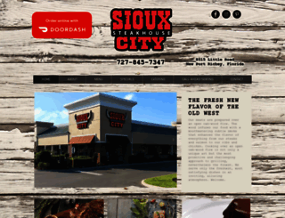 siouxcitysteakhouse.com screenshot