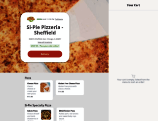 sipiepizzeria.com screenshot