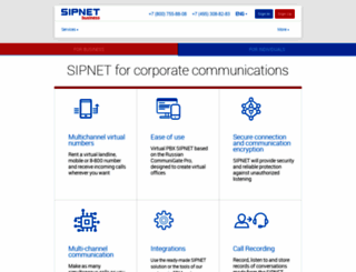 sipnet.net screenshot
