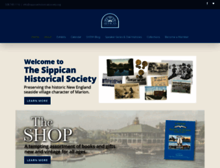 sippicanhistoricalsociety.org screenshot