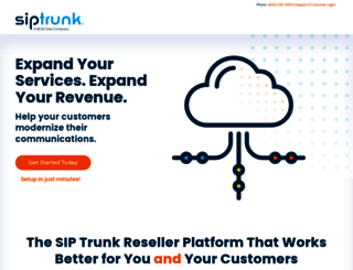 siptrunk.com screenshot