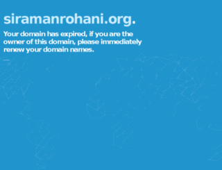 siramanrohani.org screenshot