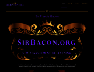 sirbacon.org screenshot