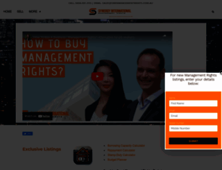 siremanagementrights.com.au screenshot