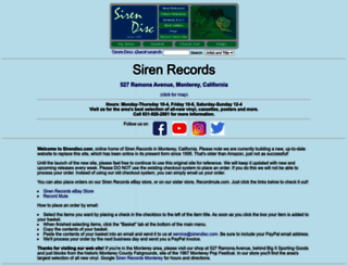 sirendisc.com screenshot