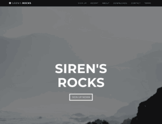 sirens.rocks screenshot
