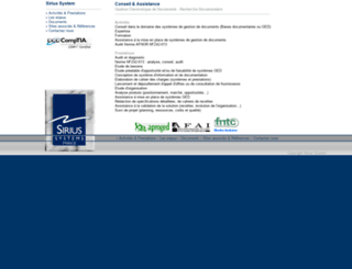 sirius-system.com screenshot
