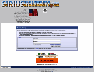siriuslybankrupt.com screenshot