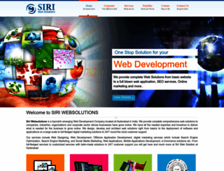 siriwebsolutions.com screenshot