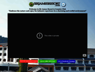 sirjamesresort.com screenshot