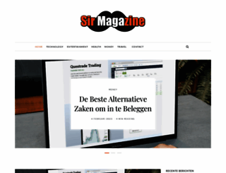 sirmagazine.be screenshot