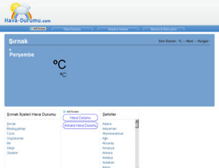 sirnak.hava-durumu.com screenshot