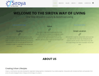 siroyaconstructions.com screenshot