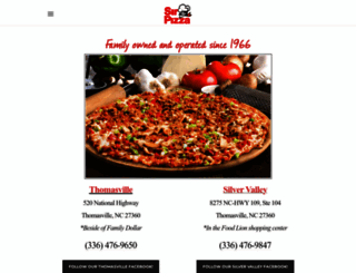 sirpizzathomasville.com screenshot