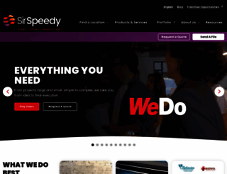 sirspeedy.com screenshot