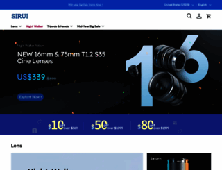 sirui.com screenshot