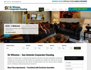 sirwinstoncorporatehousing.com screenshot
