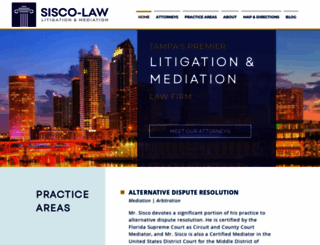 sisco-law.com screenshot