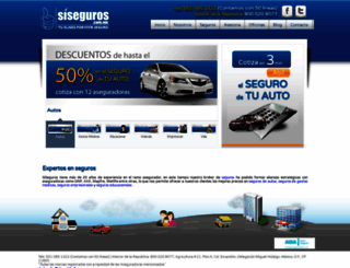 siseguros.com.mx screenshot