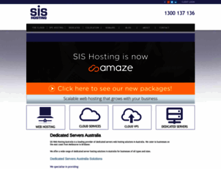 sishosting.com.au screenshot