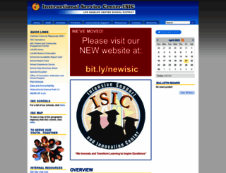 sisic-instruction-lausd-ca.schoolloop.com screenshot