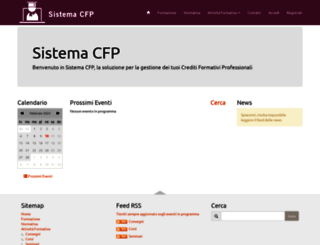 sistemacfp.it screenshot