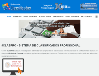 sistemadeclassificados.com.br screenshot