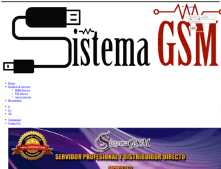 sistemagsm.com screenshot