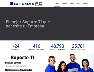 sistemaspc.com screenshot