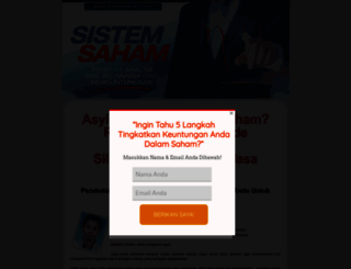 sistemsaham.com screenshot