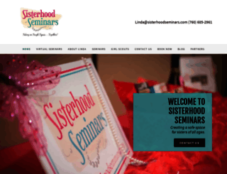 sisterhoodseminars.com screenshot