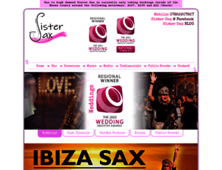 sistersax.co.uk screenshot