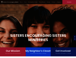 sistersencouragingsisters.org screenshot