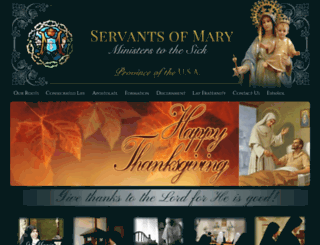 sisterservantsofmary.org screenshot