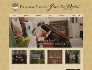 sistersofjohnthebaptist.com screenshot